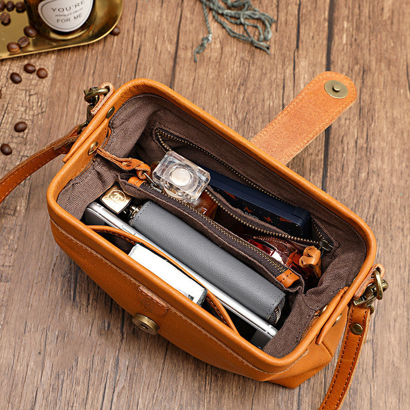 Clementine Italian leather satchel
