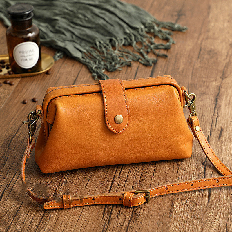 Clementine Italian leather satchel