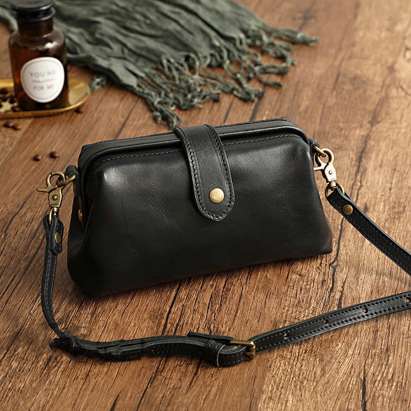 Clementine Italian leather satchel