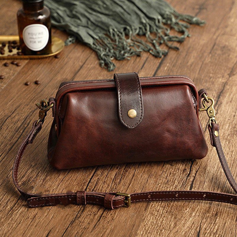 Clementine Italian leather satchel