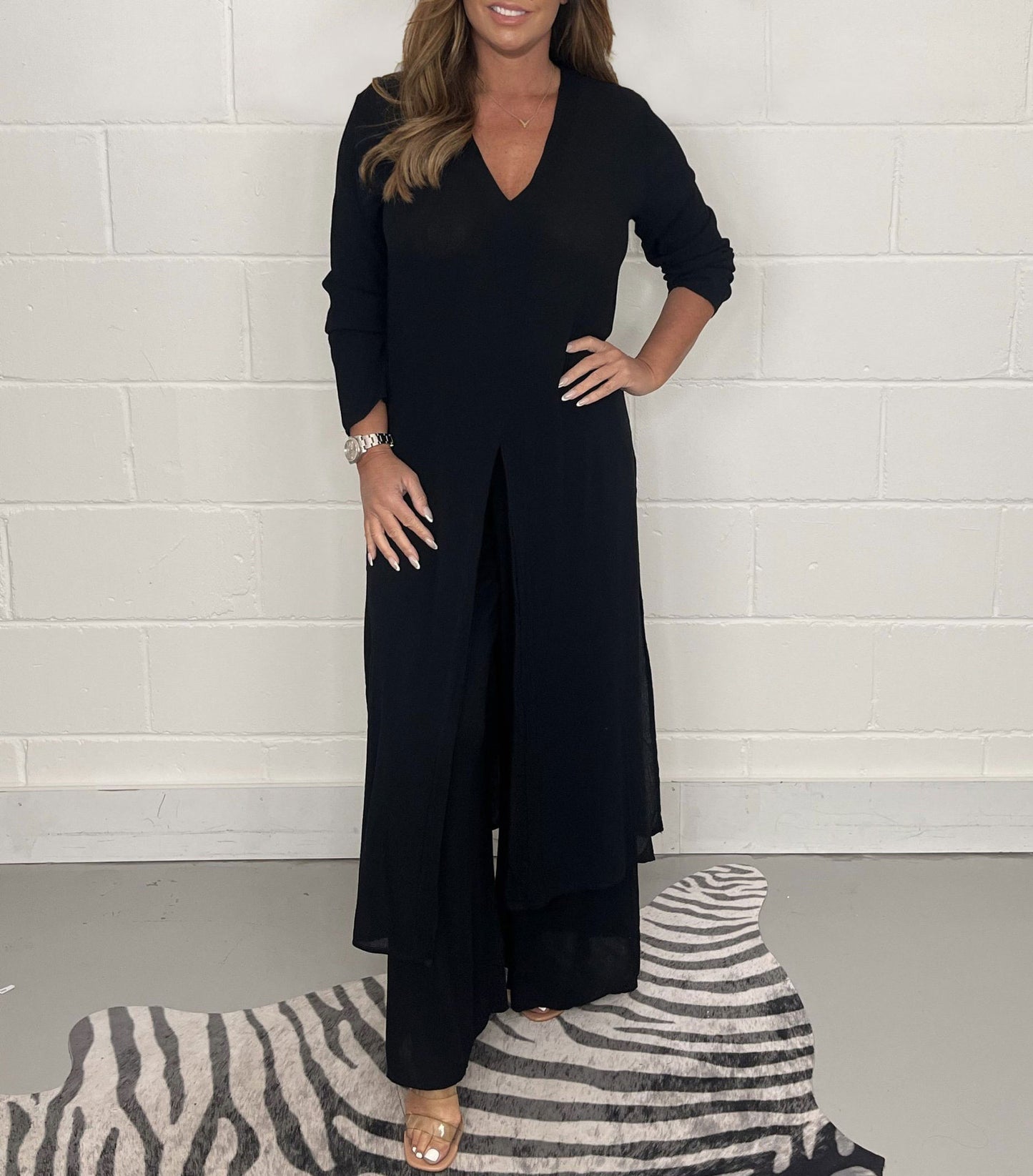 Ensemble de pantalons longs à la mode pour femmes