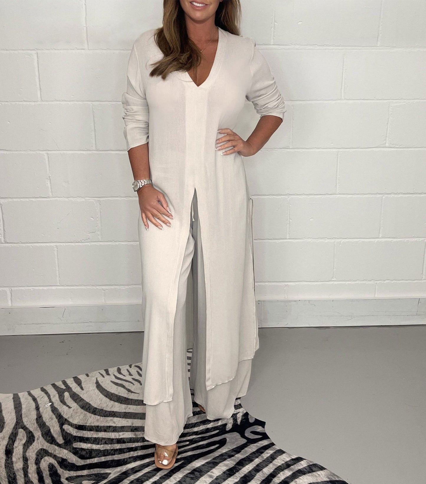 Ensemble de pantalons longs à la mode pour femmes