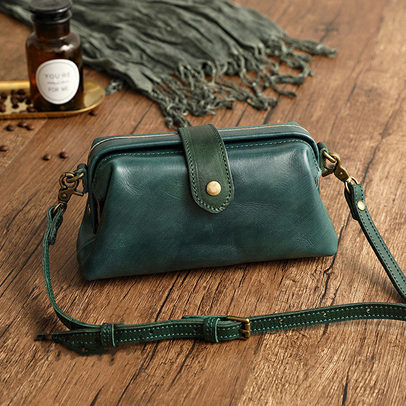 Clementine Italian leather satchel
