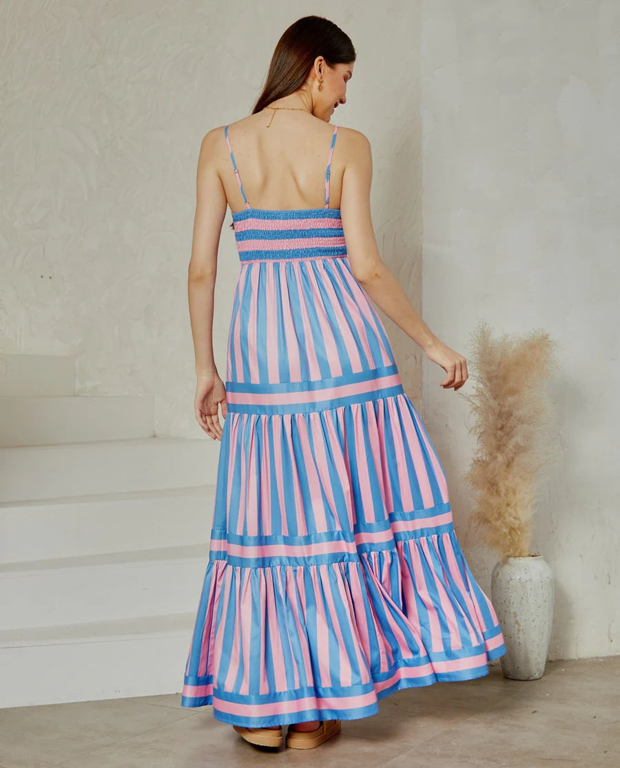 Robe Élise à Rayures