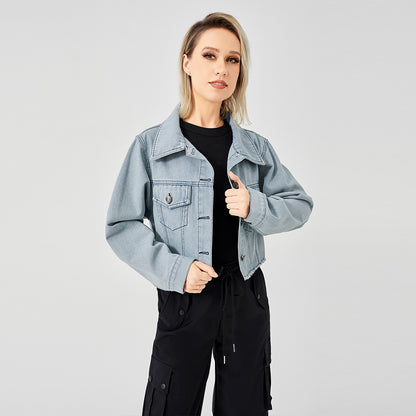 Veste Jean Vintage Effilée