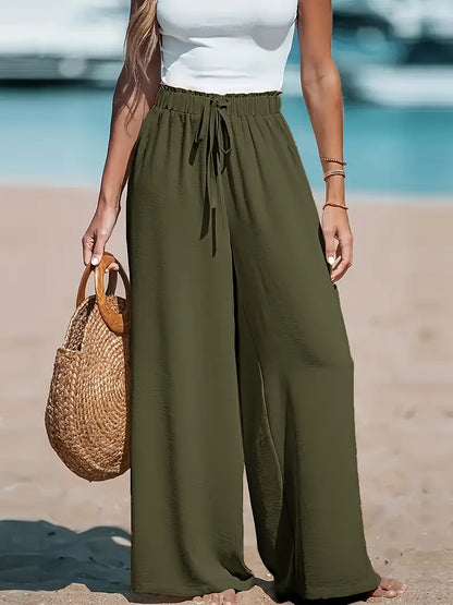 Pantalon Large Fluide – Élégance féminin