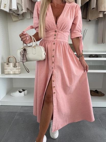 Robe en jean sexy Élégance