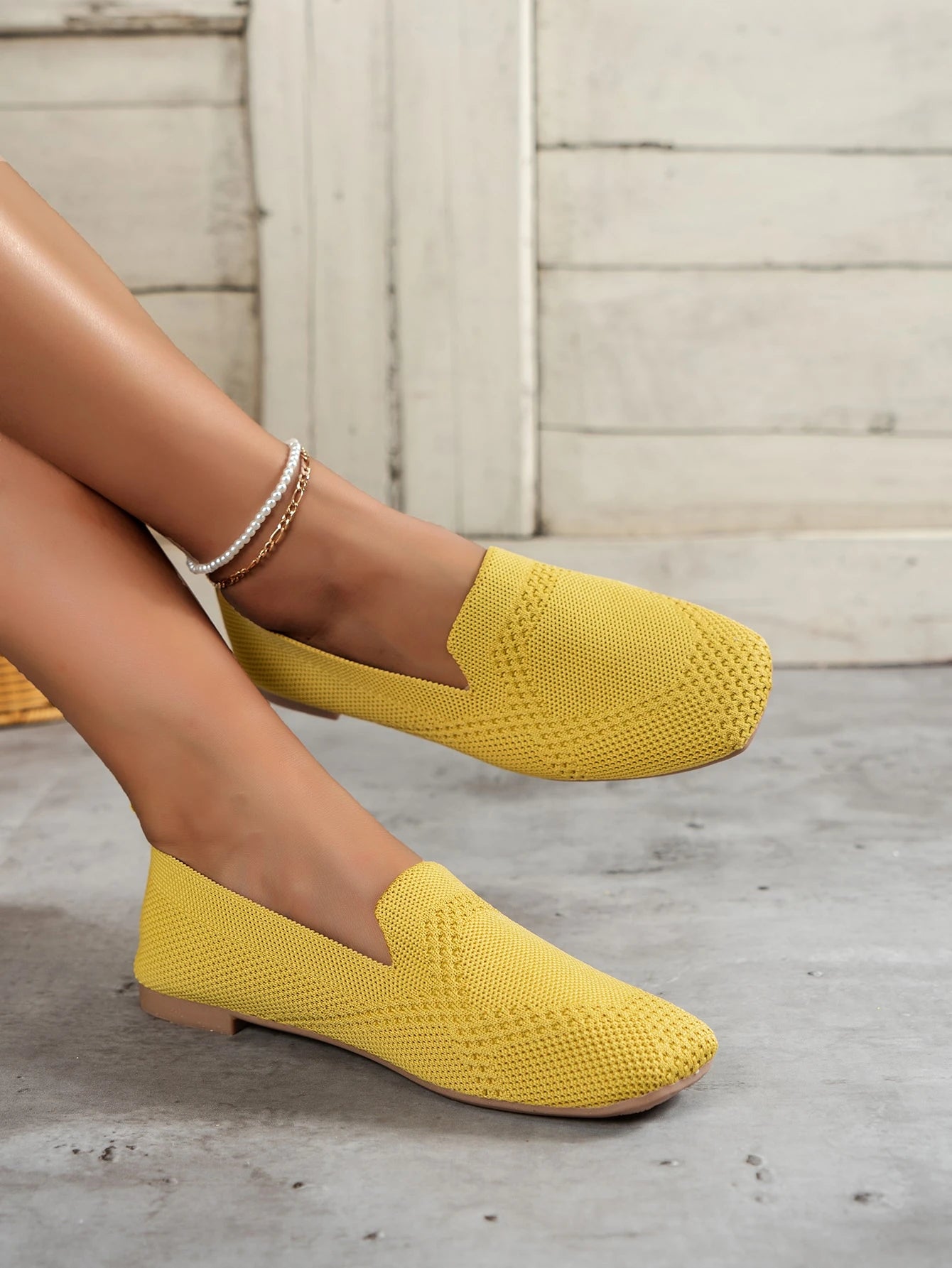 Mocassins Tricotés Ultra Confort