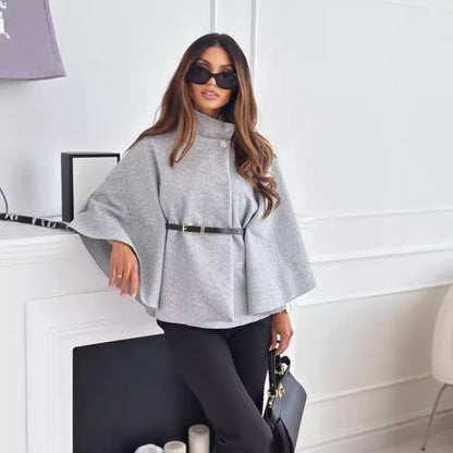 Elegant Belted Poncho