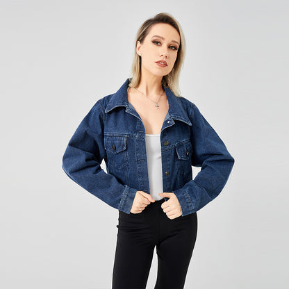 Veste Jean Vintage Effilée