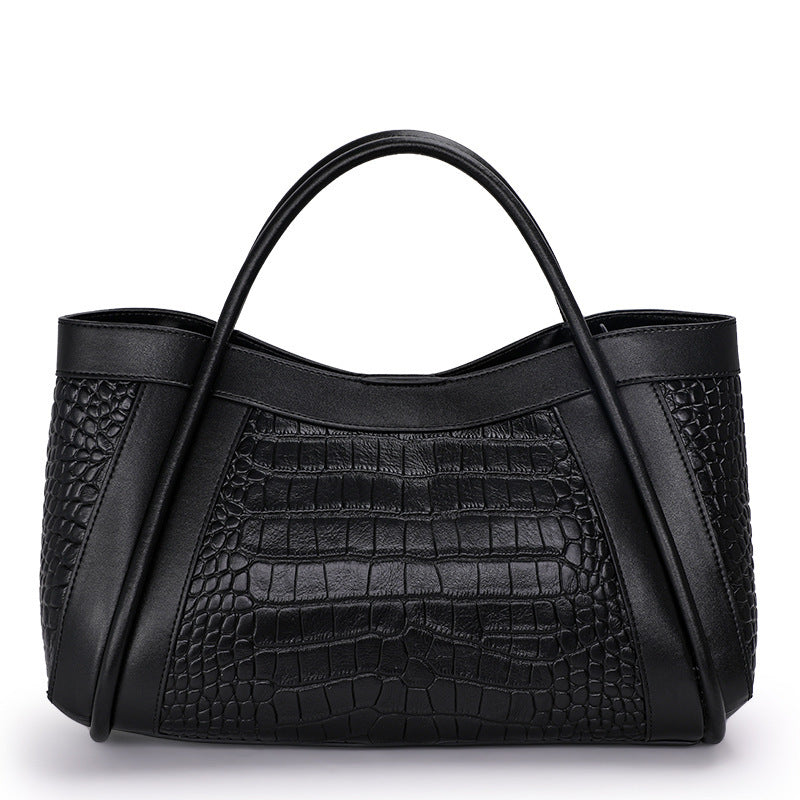Sac à Main en cuir Effet Crocodile