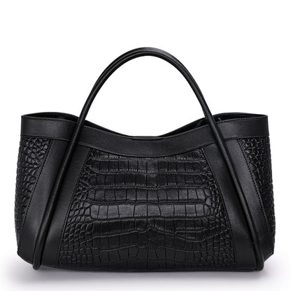 Sac à Main en cuir Effet Crocodile