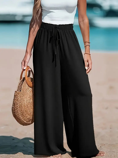 Pantalon Large Fluide – Élégance féminin