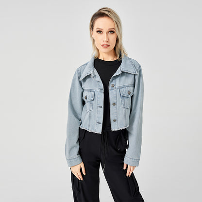 Veste Jean Vintage Effilée