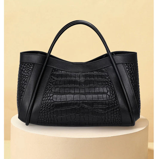 Sac à Main en cuir Effet Crocodile