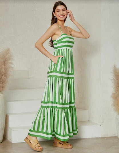 Robe Élise à Rayures