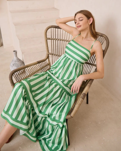 Robe Élise à Rayures