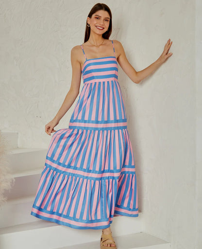 Robe Élise à Rayures