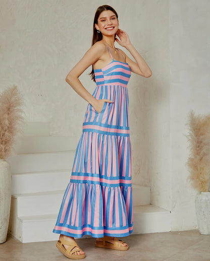 Robe Élise à Rayures