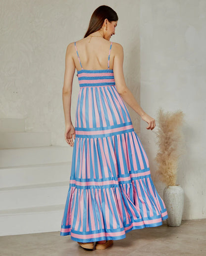 Robe Élise à Rayures