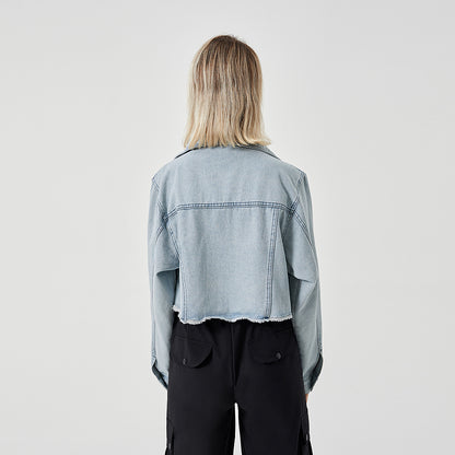 Veste Jean Vintage Effilée
