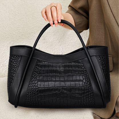 Sac à Main en cuir Effet Crocodile
