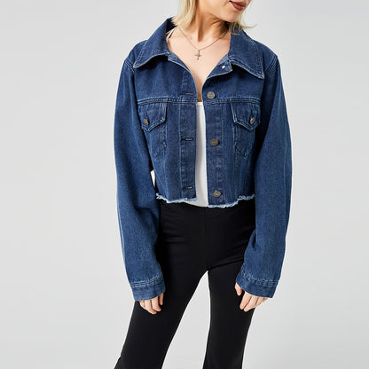 Veste Jean Vintage Effilée